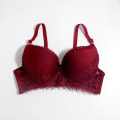 Miniatyrbilde 3 av 6: Ensfarget Dame Stor Størrelse BH 38D 40D 42D 44D 46D 48D Femme Plus Size Undertøy Spile BH Formpresset Cup Tan 90D