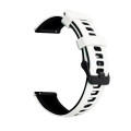 Miniatyrbilde 3 av 10: 20/22mm Silikonklokkereim med to farger for Huawei GT2 Gaming 245 Outer blue and inner White 20mm