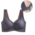 Pikkukuva 7 / 10: Joogaliivit Naisille Rintaliivit Urheilu Saumattomat Liivit Kuntosaliharjoitteluun style-1-gray 3XL