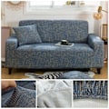 Miniatyrbillede 7 af 11: Elastisk sofabetræk med krydsmønster, strækbart all-inclusive sofabetræk til stue, sofabetræk til sofa og loveseat Color 8 2-seater 145-185cm