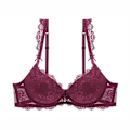 Miniatyrbild 1 av 4: Varsbaby Sexig Spets Push Up BH Samlar Underkläder för Kvinnor Wine red 34C