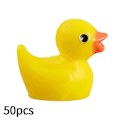Miniatyrbilde 2 av 5: 200 stk. Mini Gule Ender Andunger Små Ender Hage Landskap Akvarium Dukkehus Potteplanter Dekor 7 farger Gul 10 STK Yellow 10 PCS