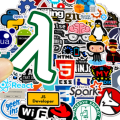 Miniatyrbillede 3 af 5: 50 stk. Programmer Internet Java Klistermærker Geek Php Docker Html Bitcoin Programmeringssprog Til Telefon Laptop Bil Legetøj Mærkater 50PCS