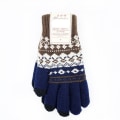 Miniatyrbilde 11 av 11: Cashmere strikkede vinterhansker for kvinner Cashmere strikkede dame herre høst vinter varme tykke hansker skjerm skihansker Black One Size