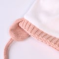 Pikkukuva 4 / 11: Söpö Neulottu Tupsu Vauvan Hattu Käsineet Lippis Paksu Lämmin Tyttö/Poika Hattu Käsineet Pipopipo Talvi Korvalämmin Lasten Hattu Vauvan Myssy Muts PinkGlovesHat