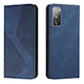Pikkukuva 1 / 5: Samsung Galaxy S20 Fe -kotelo, PU-nahkainen läppäsuojus magneettisella sulkimella, lompakkokorttipaikat ja jalusta Blue