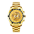 Miniatyrbillede 5 af 9: Camel Automatisk Mekanisk Ur Mekanisk Ur Selvlysende Ur Herre Full gold black surface