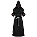 Miniatyrbillede 5 af 10: Pestdoktor Cosplay Kostume Middelalder Hætteklædt Kåbe Steampunk Terror Maske Hat Voksen Halloween Fest Rollespil Størrelse S-XL Blue robe One Size