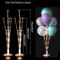 Pikkukuva 9 / 11: 7/11/19 Putkipalloteline Ilmapalloteline Pylväs Konfettipallo Lasten Syntymäpäiväjuhlat Babyshower Häät Koristelutarvikkeet 20pcs balloon e