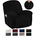 Miniatyrbild 7 av 9: Sammet Fåtöljöverdrag Skydd Elastiskt Allomfattande Massage Soffa Överdrag Öronlappsfåtölj Soffa Brown