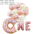 Miniatyrbillede 9 af 11: Folie Kage Donuts Vokser Op Et Ballon Balloner Fødselsdagsballon Dekorationer Stor Oppustelig Helium Sød Globe Børnelegetøj S16