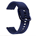 Miniatyrbillede 7 af 11: Silikone Original urrem til Samsung Galaxy Watch Active1 Active 2 40mm 44mm / 3 41mm smart urrem Udskiftningsarmbånd Light blue Galaxy watch active
