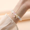 Miniatyrbillede 7 af 9: Lille Vare Armbånd Ornament Koreansk Stil Frisk Sød Clow M Krystal Snøre Perler Børn Studenter Armbånd Kvinde 573F Scottish fold rabbit