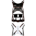 Miniatyrbild 3 av 9: Het Anime Attack on Titan Cosplay Shingeki no Kyojin Jacka Recon Corps Läderkjol Krokpistolbälten Hängslen Ackerman Kostym Full Set S