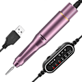 Miniatyrbillede 3 af 3: Slibemaskine Elektrodeløs Hastighedskontrol Manicure Implement UV Polish Neglefjernelse Elektrisk Neglesliber Gray