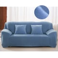 Miniatyrbild 7 av 11: Plysch Sofföverdrag Stretch Enfärgat Tjockt Överdrag Sofföverdrag för Vardagsrum Husdjur Stolsöverdrag Dynöverdrag Soffhandduk 1 st ArmyGreen 1-seat 90-140cm