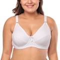 Miniatyrbillede 2 af 5: Sexet dame BH uden foer D skål lingeri bøjle BH'er plus size brystholder 36D-46DD Khaki 85D