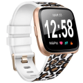 Miniatyrbilde 5 av 11: Rem for Fitbit Versa 2 Versa-rem Myk TPU Erstatningsarmbånd for Fitbit Versa 2 Versa Lite Klokkebånd Armbånd Snake pattern Blue Size S For Versa 1 2