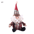 Miniatyrbilde 1 av 11: Juledukker Julenissen Snømann Elg Leker Julefigurer Rød Juletrepynt Juledekorasjoner Til Hjemmet Sitting Santa Claus
