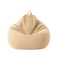 Miniatyrbilde 3 av 11: Store Små Late Sofaer Trekk Stoler uten Fyll Lin Stoff Lounger Sete Saccosekk Puff Couch Tatami Stue Saccosekker C 85x105cm