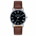 Miniatyrbilde 2 av 6: Gutteklokke Mannlig Student Business Casual Mote Trend Klokke med Digital Overflate Armbånd White and Black