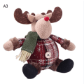 Miniatyrbilde 6 av 11: Juledukker Julenissen Snømann Elg Leker Julefigurer Rød Juletrepynt Juledekorasjoner Til Hjemmet dancing elk