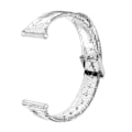 Miniatyrbillede 4 af 7: Silikone TPU transparent urrem til Apple og Samsung ure 22mm flash gold