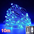 Miniatyrbilde 6 av 11: LED Fjernkontroll Garland Lysstripe for Multifunksjonell Skinnende Utendørs Dekorationslys Warm white LED-10m