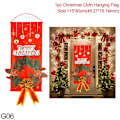 Miniatyrbillede 9 af 9: 1 STK Jule Veranda Dør Banner Julemand Snemand Glædelig Jul Hængende Flag Julepynt Til Boligindretning Navidad G04 christmas tree