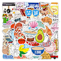 Miniatyrbild 10 av 11: 50 st Ej Upprepande Zhang Inspirerande Korta Meningar Graffiti Stickers Vattentäta Bagage Notebook Stickers Valentine's Day-50PCs