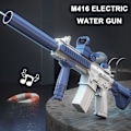 Miniatyrbild 2 av 5: Högtrycks M416 Elektriska Vattenpistoler - Automatisk Pool- och Leksak för Stranden Rosa Pink