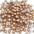 Miniatyrbilde 2 av 11: 50 stk./lot Mini Kunstige Blomster Frukt Pollenbær Kirsebær Jul Plast Perlebær for Bryllup DIY Gaveeske Dekorerte Kranser F08