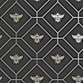 Miniatyrbilde 1 av 5: Honeycomb Bee Tapet Holden Charcoal Charcoal