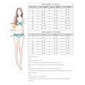 Miniatyrbillede 2 af 5: Pigebadedragt plus size delt printet bikini sexet rygløs plus size bikini badetøj As shown in the figure 4XL