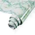 Pikkukuva 1 / 5: Itseliimautuva marmoritapetti, kuori ja kiinnitä -tarrat, marmori vaaleanvihreä 40cm x 2m Marble Light Green 40cm x 2m