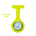 Miniatyrbilde 6 av 11: Silikon Sykepleierklokke Nål Lommeur Student Lommeur Logogave Klokke Light green