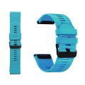 Miniatyrbillede 1 af 11: Urrem 26mm egnet til Garmin Fenix 5X/6X/Fenix3 HR Sky Blue