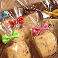Miniatyrbillede 3 af 11: 100 stk. Gennemsigtige plastikposer til slik, slikkepinde, kager, indpakning, cellofanposer, jule-, bryllups-, fødselsdagsfest, gavepose 40pcs bow tie