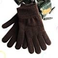 Miniatyrbild 3 av 9: 1 Par Herr Vinter Varma Stickade Handskar Flexibla Fullfingerhandskar Tjocka Ull Kashmirhandskar för Smart Phone Tablet dark red1