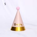 Miniatyrbillede 9 af 11: Børnefødselsdagshat Guld Paillet Fødselsdagshuer Prins Prinsesse Krone Fødselsdagsfest Dekoration Søde Kaninhatte Baby Shower Gaver Style  12