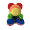Miniatyrbild 1 av 11: 40cm Rosbjörn Hjärta Konstgjord Blomma Ros Nallebjörn För Kvinnor Alla Hjärtans Dag Bröllop Födelsedag Julklapp Rainbow bear 40CM