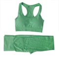 Miniatyrbild 5 av 11: Yoga Set Dam Fitness Sportkläder Träningsdräkter GYM Kläder Löpartights Träningsbyxor 2pcs BraPink L