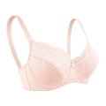 Miniatyrbilde 3 av 7: Queenral Fransk Justerbar Undertøy Liten Bryst Samle Tynn Spile Blonde Dame-BH White 36/80D