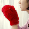 Miniatyrbillede 9 af 11: Vinter Kanin Uld Handsker Koreansk Version Varme Handsker Kvinder Multi-farvede Dame Handsker Søde Bløde Handsker 2021 Ny Høj Kvalitet light pink One Size