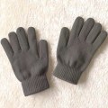 Miniatyrbilde 10 av 11: Vinter Dame Kasjmir Strikkede Hansker Høst Håndvarmer Tykk Fôring Hel Finger Votter Ski Korte Håndledd Hansker Khaki One Size