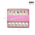 Miniatyrbillede 1 af 8: Julebestiksæt 304 Rustfrit Stål Gaffel Ske Æske Kaffeske Kreativ Juleske Christmas fork set silver