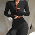 Miniatyrbild 5 av 5: Yoga Set Träningsset Sportset Träningskläder Dam Outfit Sportkläder Red M