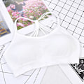Miniatyrbillede 4 af 4: Yoga BH til Kvinder Polstret BH Atletisk Vest Undertøj White Free Size
