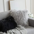 Miniatyrbillede 2 af 11: Bløde Plys Pudebetræk Pude Betræk Boligindretning Pudebetræk Stue Soveværelse Sofa Dekorative Pudebetræk 43x43cm Ny dark brown