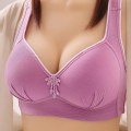 Miniatyrbillede 1 af 4: Dame Undertøj Bryst Push Up BH Polstret BH Blonde BH'er Til Kvinder Pushup BH Purple 36/80BC